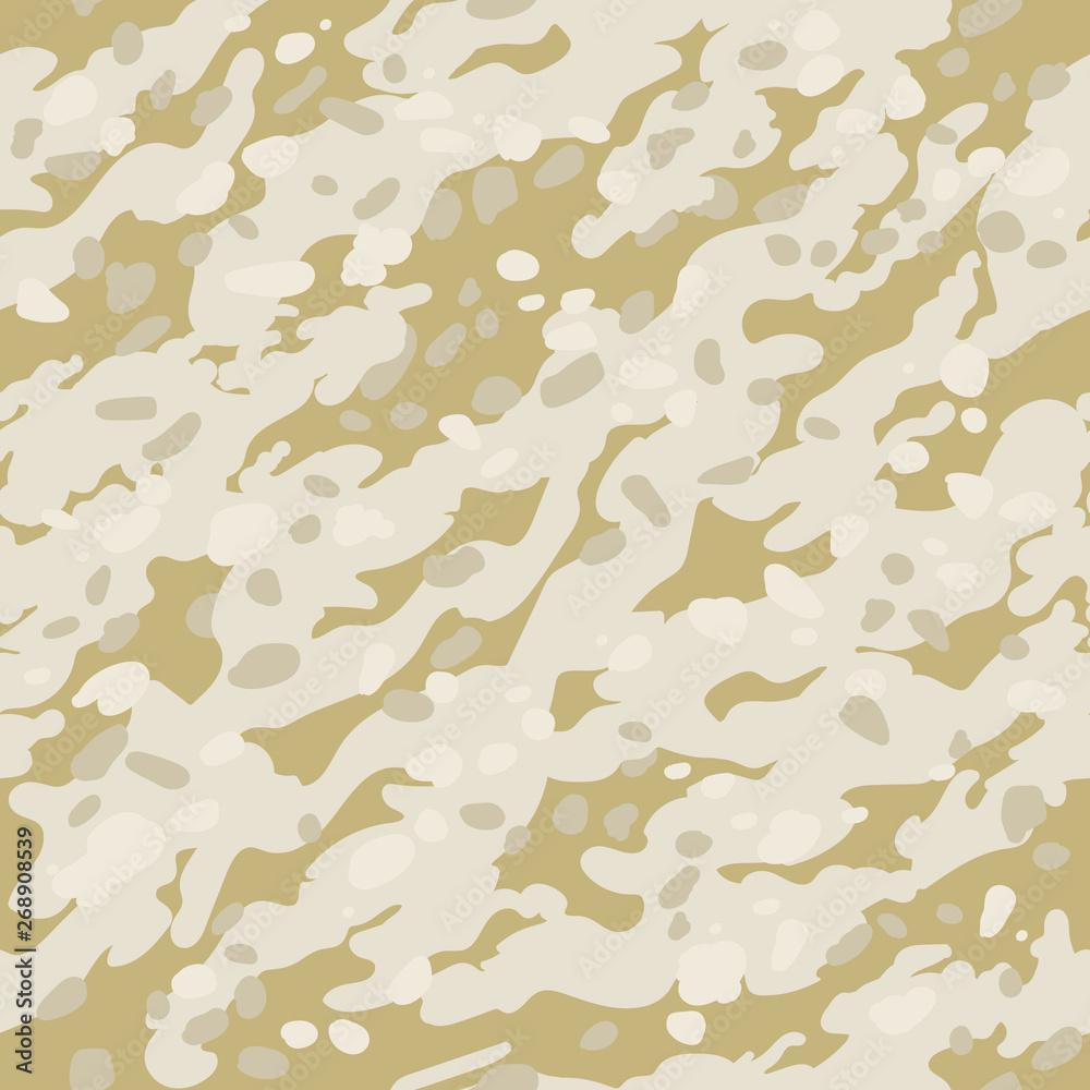 Modern seamless abstract vector sand military camouflage background. Modern seamless abstract vector sand military camouflage background.
