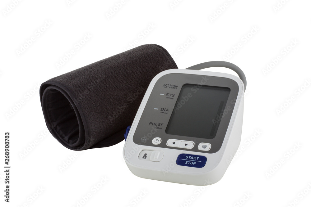 Blood pressure monitor isolated on white background Blood pressure monitor isolated on white background