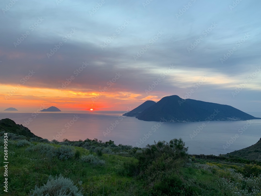 Egadi tramonto sunset isole mare Egadi tramonto sunset isole mare