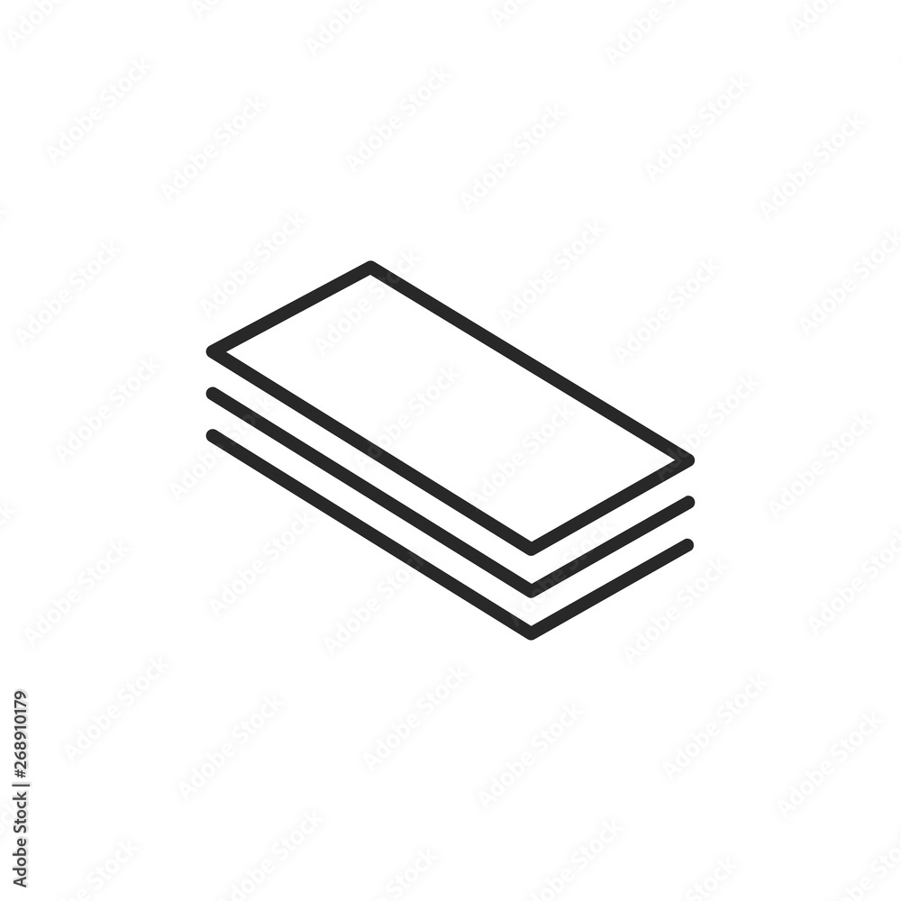 Banknote vector icon
