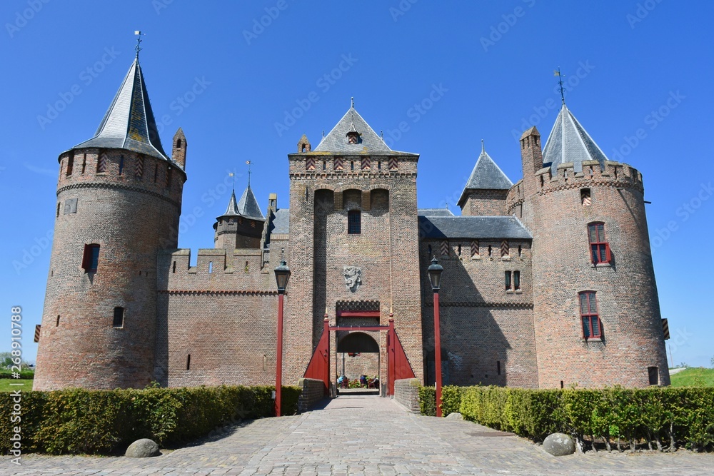 Muiderslot; medieval Castle Muiden, Netherlands