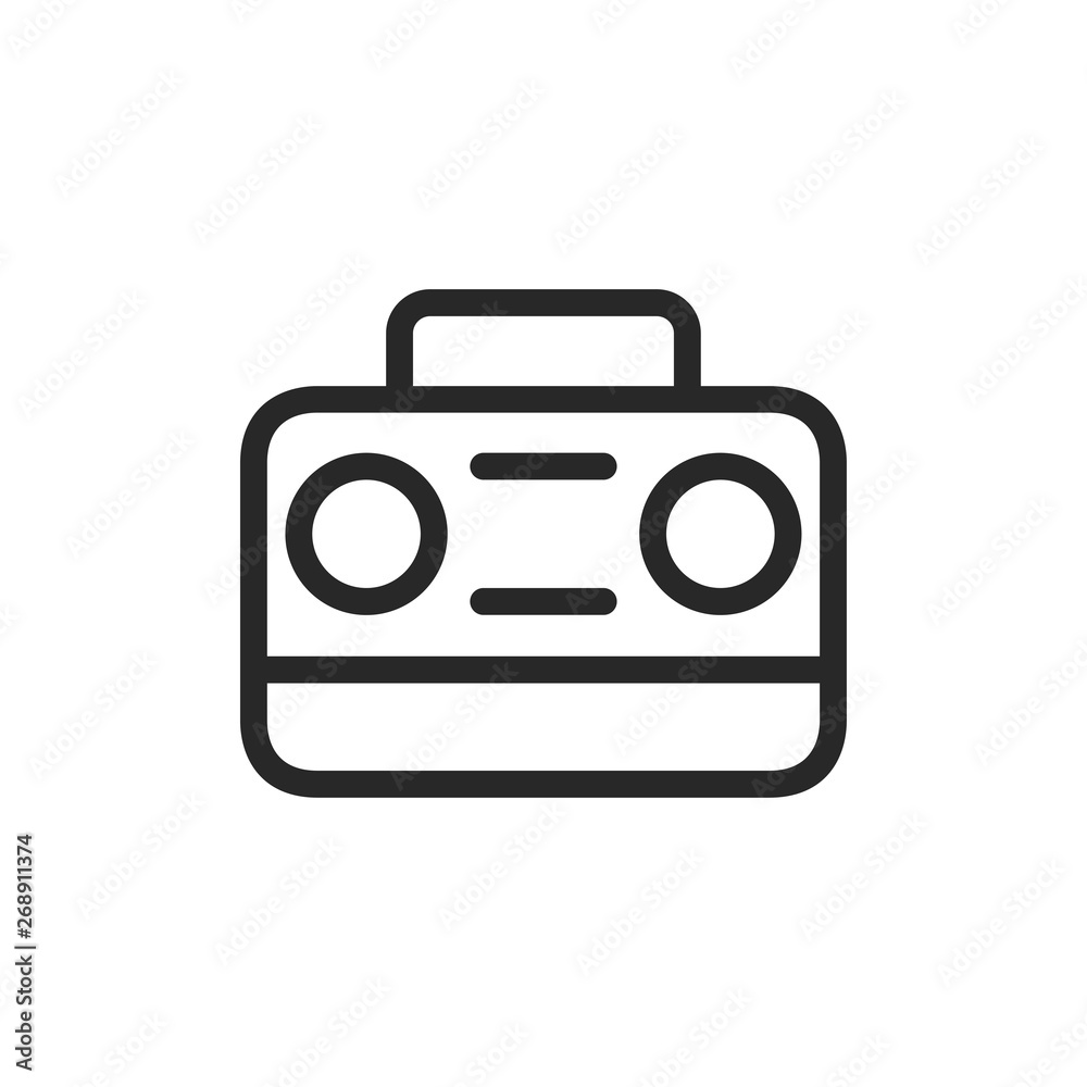 Radio vector icon Radio vector icon