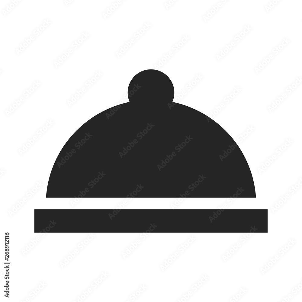 Fototapeta premium Food cover icon