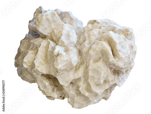 Photos natural nugget alabaster isolated on white background