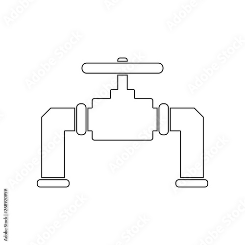 gas pipeline icon. Element of Russia for mobile concept and web apps icon. Outline, thin line icon for website design and development, app development