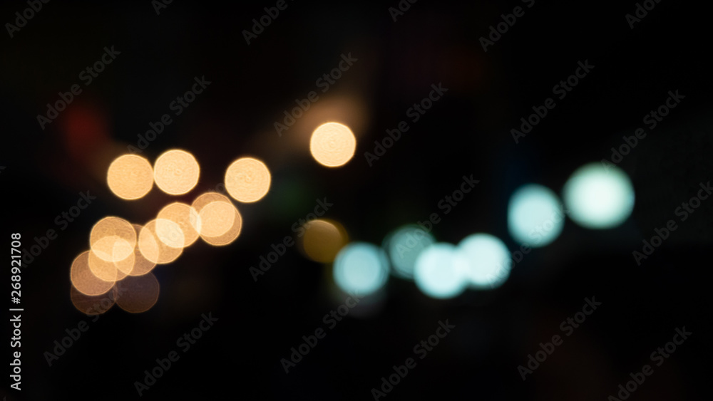 Fototapeta premium Light bokeh background.