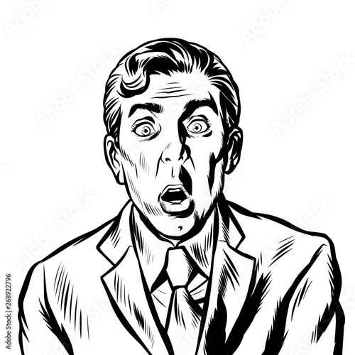 surprised man businessman