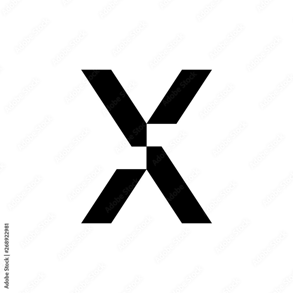 Letter X logo design vector Letter X logo design vector