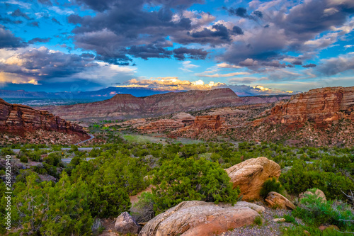 Beautiful Sunset on Colorado National Monument in Fruita, Colorado  © Jeremy Janus
