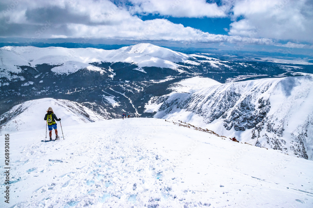 Beautiful Morning Hike Up Quandary Peak in Breckenridge, Colorado Beautiful Morning Hike Up Quandary Peak in Breckenridge, Colorado