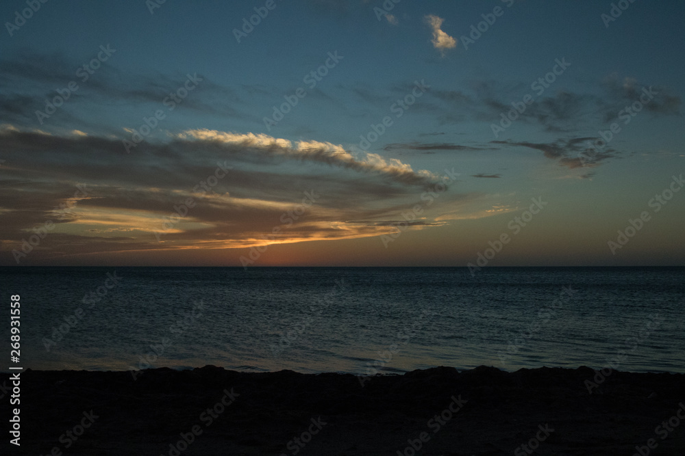 Cabo de la Vela, Guajira, Colombia, mar, caribe, la costa, sur América, atardecer Cabo de la Vela, Guajira, Colombia, mar, caribe, la costa, sur América, atardecer