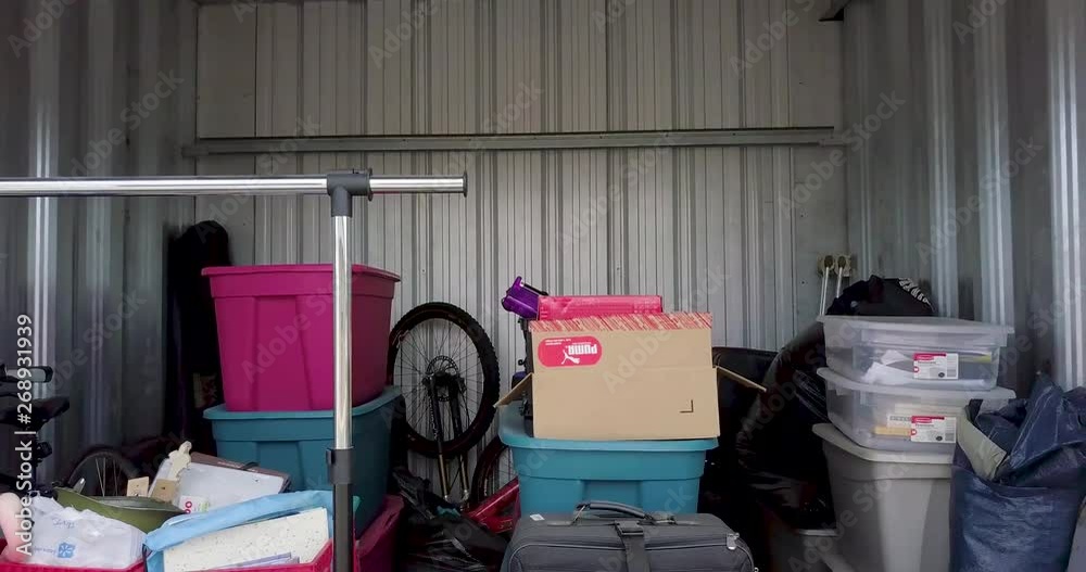 Moving into Open Outdoor Storage Unit