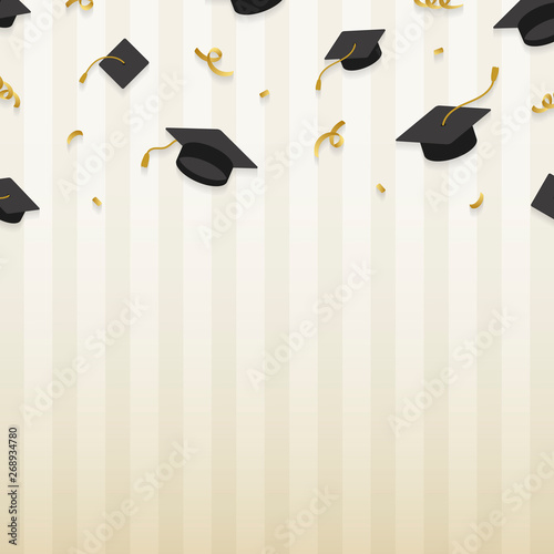 Graduation hats frame