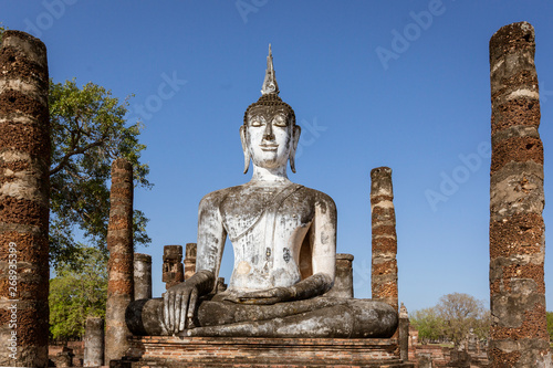 The Giant Buddha at Ayuthaya, Sukothai Thailand