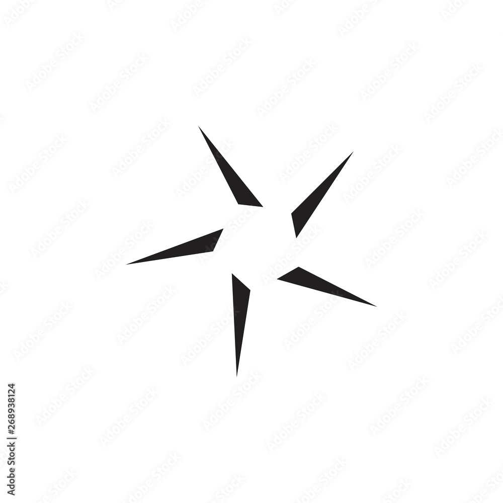 star geometric logo vector star geometric logo vector