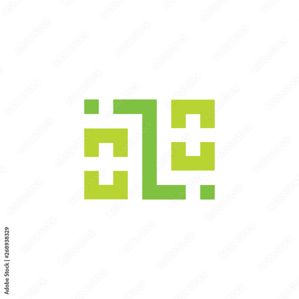 square geometric plus medical line logo vector square geometric plus medical line logo vector