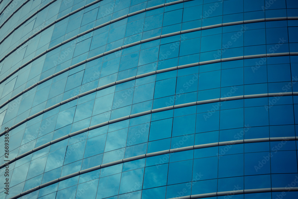 Glass windows of modern office building Glass windows of modern office building