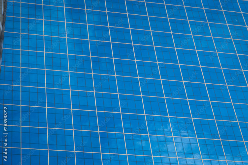 Glass windows of modern office building Glass windows of modern office building