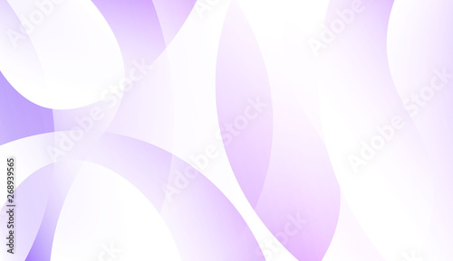 Template Background With Wave Geometric Shape. For Your Design Wallpaper, Presentation, Banner, Flyer, Cover Page, Landing Page. Colorful Vector Illustration