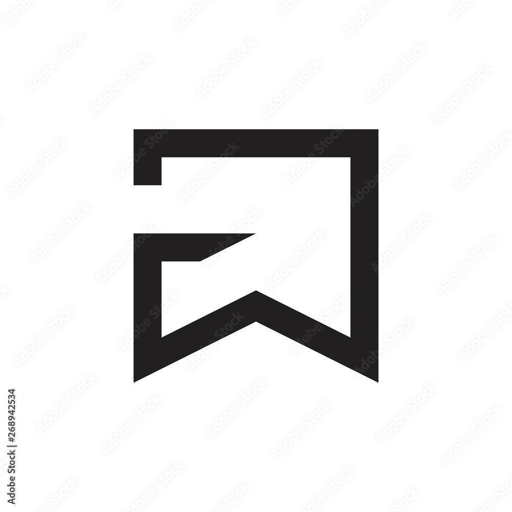 letter w square geometric simple logo vector letter w square geometric simple logo vector