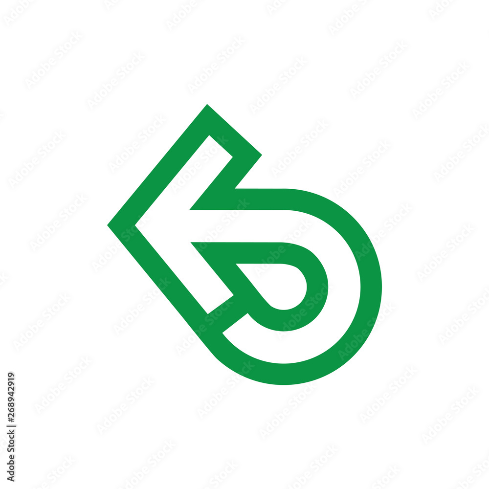 simple geometric rotate motion arrow line logo vector simple geometric rotate motion arrow line logo vector