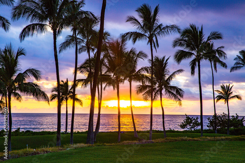 Sunset at Ko Olina Resort on Oahu's West Side