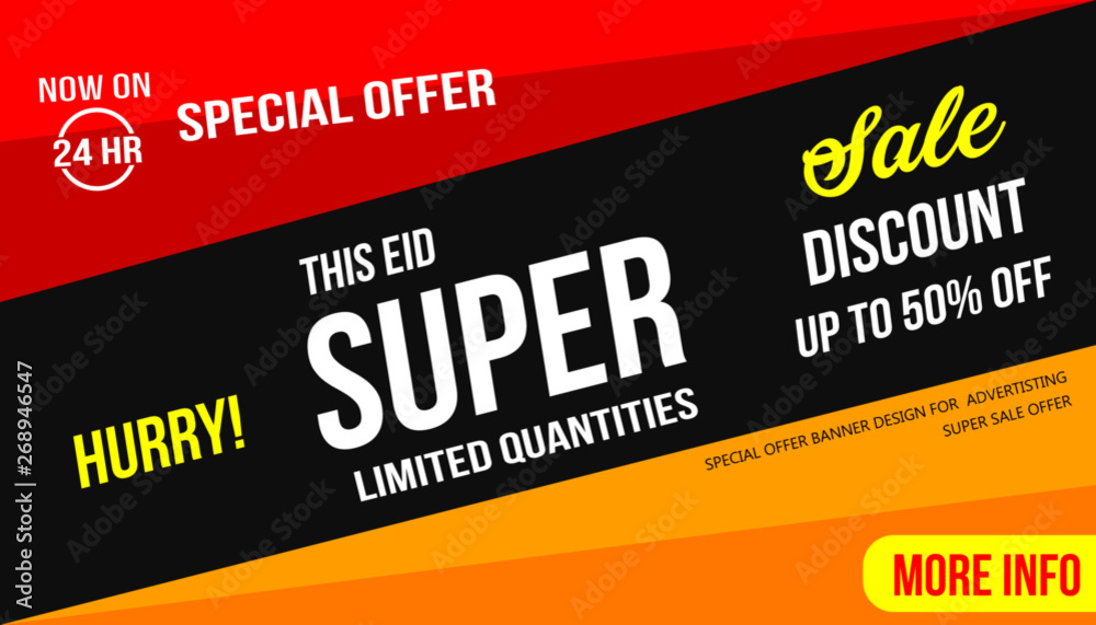 Fototapeta premium Eid Super Sale offer, backround, poster design