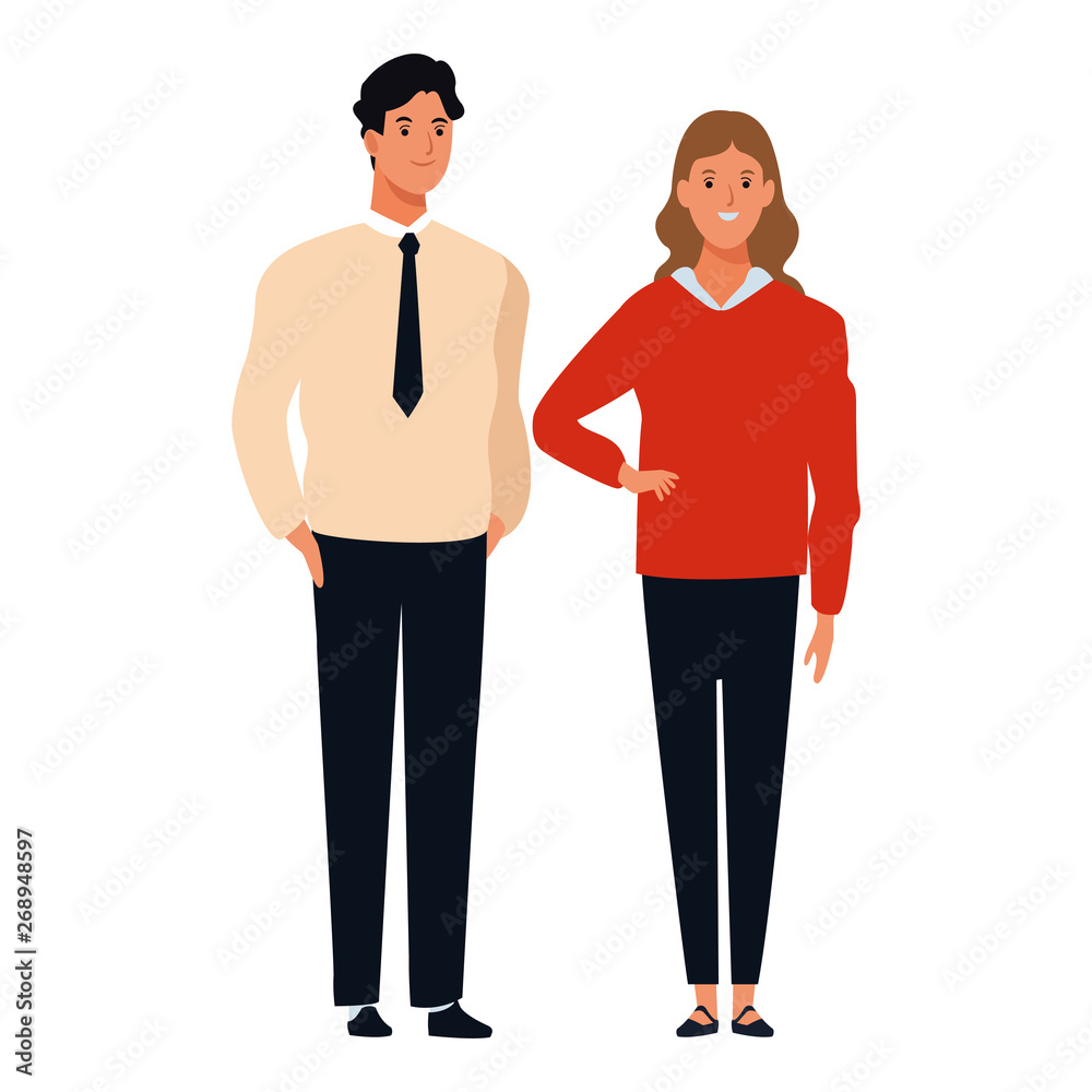 couple avatar cartoon character couple avatar cartoon character