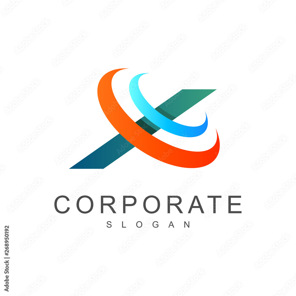 logo letter x, logo x with swoosh effect logo letter x, logo x with swoosh effect