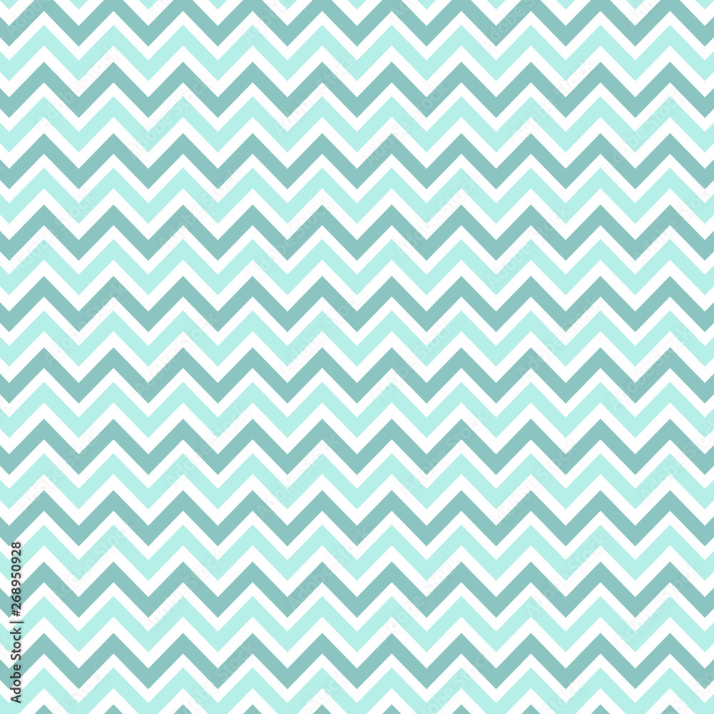 Zig zag chevron mint green and white tile pattern Zig zag chevron mint green and white tile pattern