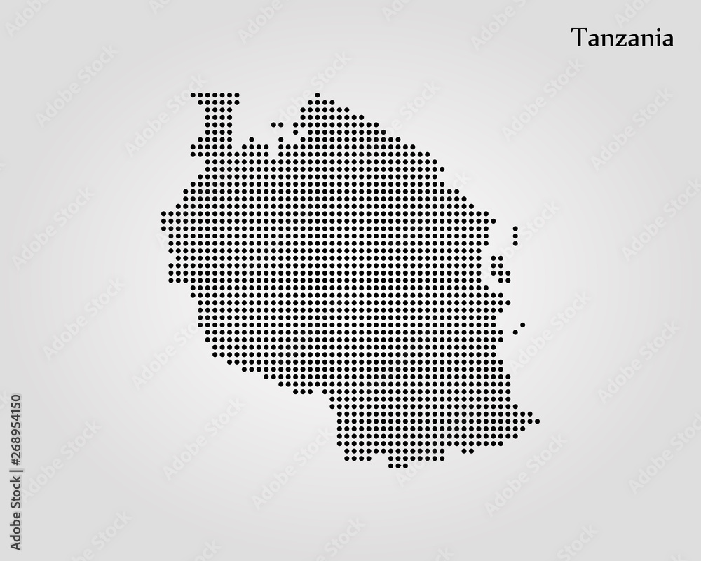 Map Of Tanzania Vector Illustration World Map Stock Vector Adobe Stock Map Of Tanzania Vector Illustration World Map Stock Vector Adobe Stock