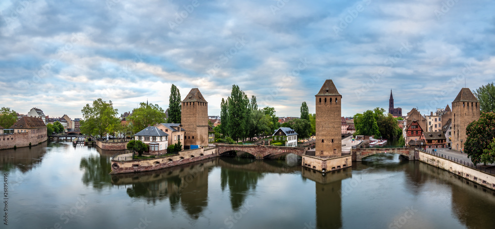 Ponts couverts in Strasbourg France
