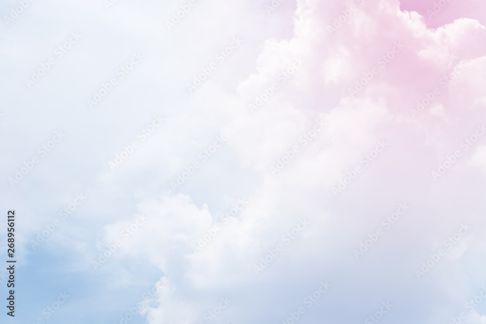 Obraz premium Cloud background with a pastel colour