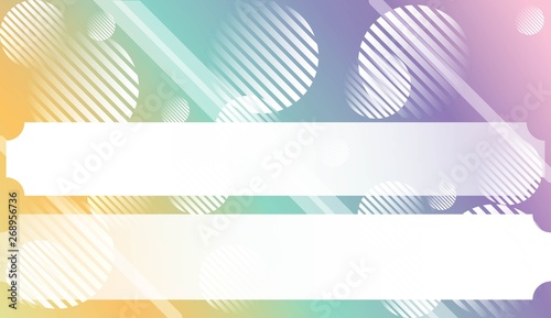 Futuristic Technology Style With Geometric Design, Shapes. For Business Presentation Wallpaper, Flyer, Cover. Vector Illustration with Color Gradient.