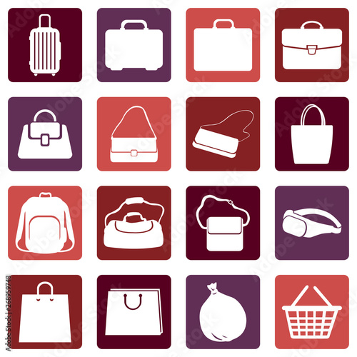 Vector Set of Bags Icons
