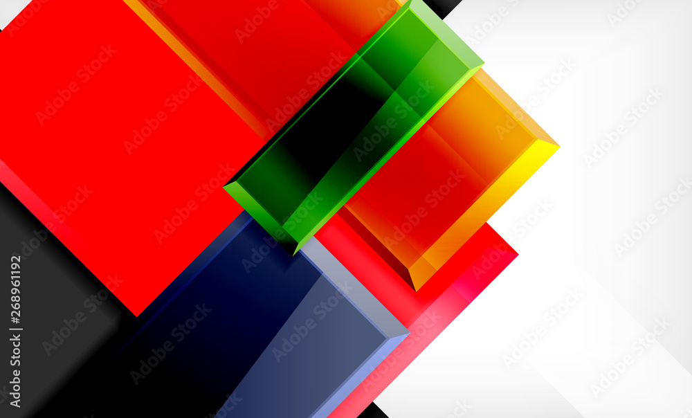 Color squares futuristic abstract background Color squares futuristic abstract background