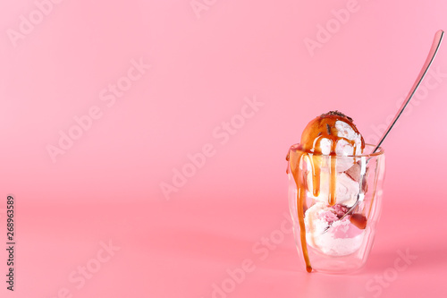 Delicious ice cream dessert...