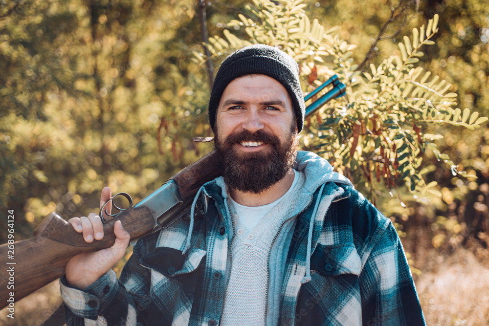 Hunter with shotgun gun on hunt. Beard and Wax. Barbershop vintage. Ideas about Barbershop and Barber salon. Hunter with shotgun gun on hunt. Beard and Wax. Barbershop vintage. Ideas about Barbershop and Barber salon.