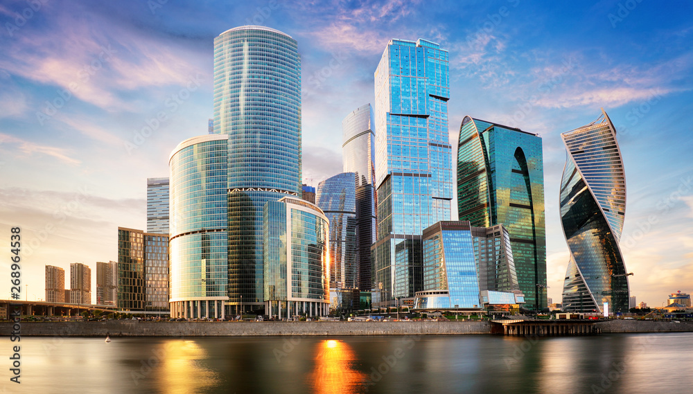 Fototapeta premium Moskiewskie Międzynarodowe Centrum Biznesowe, Rosja