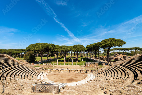 Ostia Antica - The Roman Theatre - Rome Italy