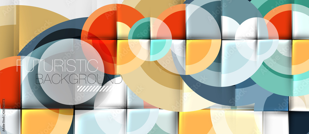 Circular geometrical design template
