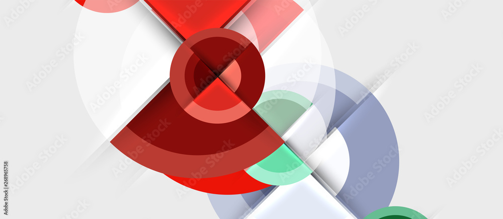 Geometric design abstract background - circles Geometric design abstract background - circles