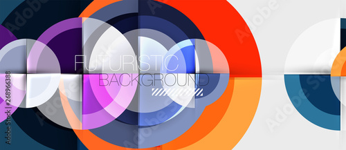 Circular geometrical design template