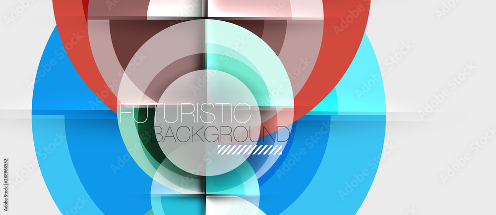 Geometric design abstract background - circles Geometric design abstract background - circles