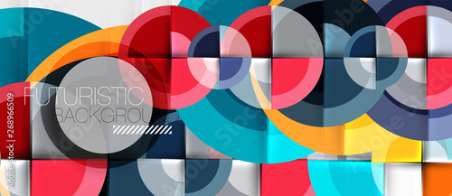 Circular geometrical design template