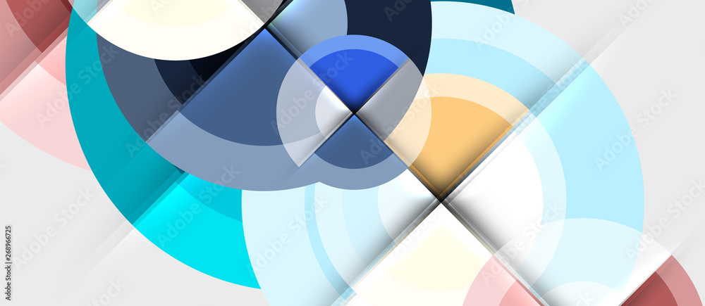 Circular geometrical design template Circular geometrical design template