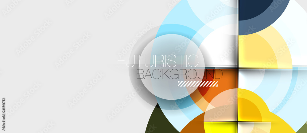 Circular geometrical design template Circular geometrical design template