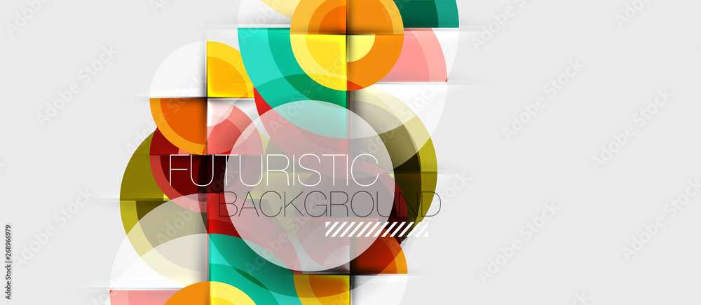 Circular geometrical design template Circular geometrical design template