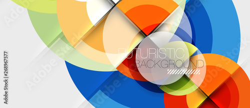 Circular geometrical design template