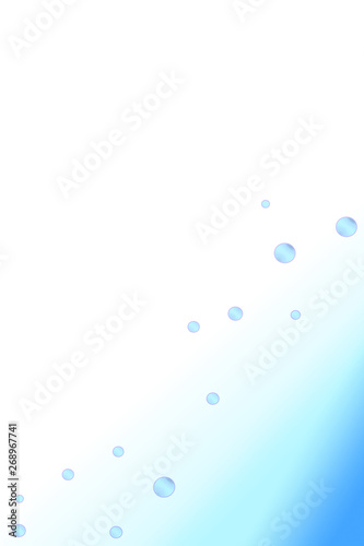Illustration of splash or carbonate. 水しぶきまたは炭酸のイラスト